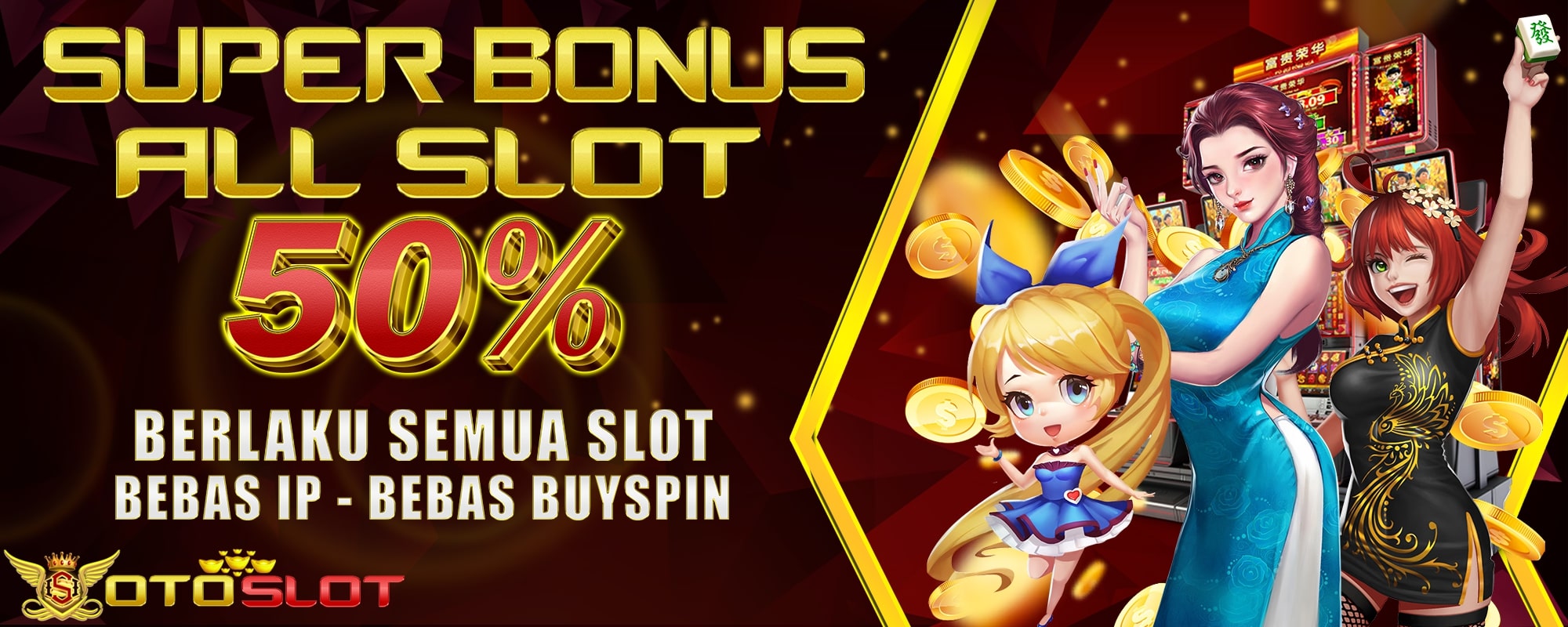 BONUS MEMBER BARU 50% SLOT GAMES